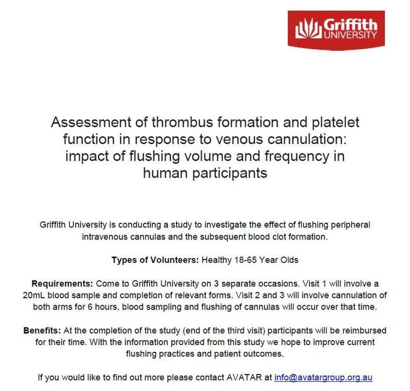 Healthy volunteers needed for flushing study